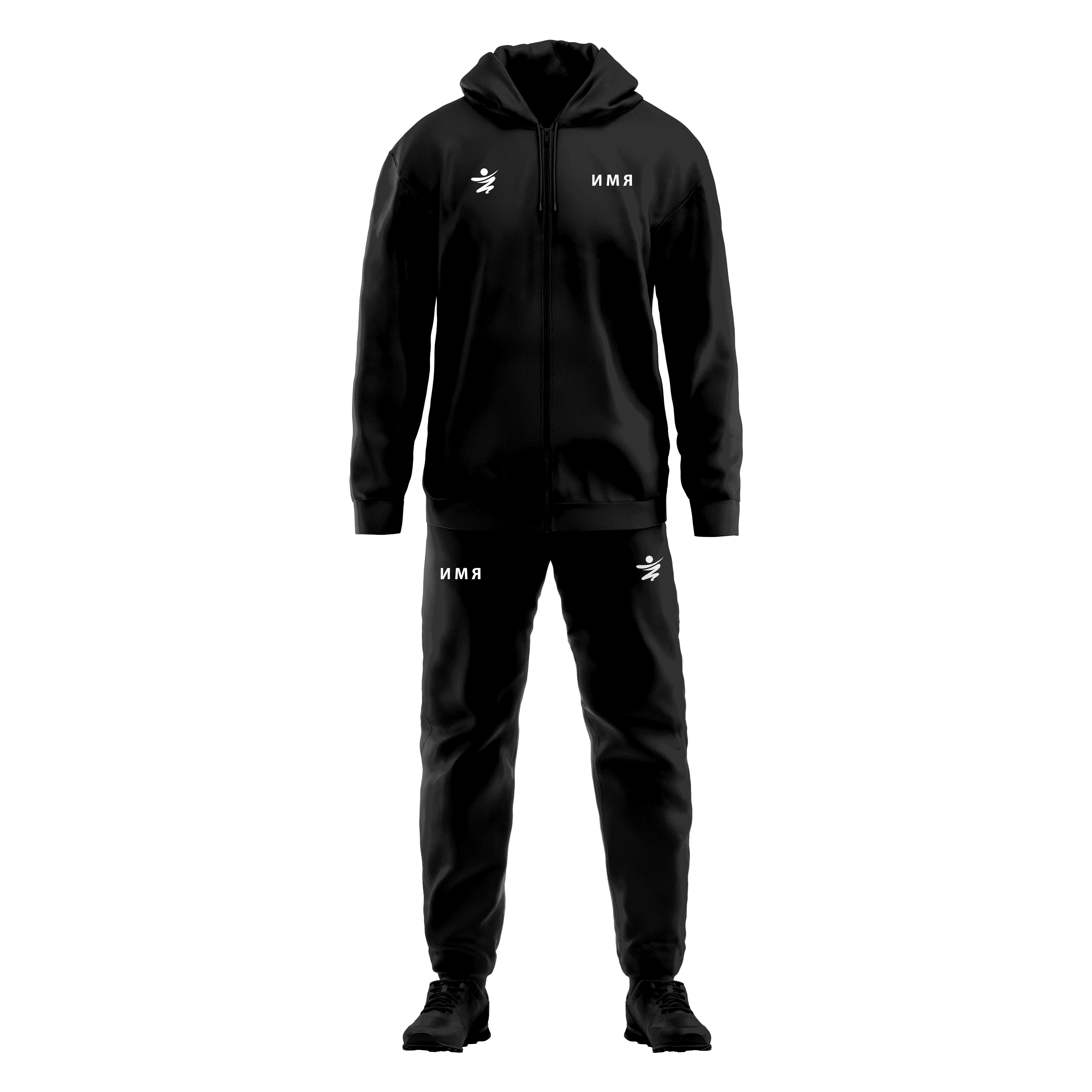 Image of Именной спортивный костюм Standart black
