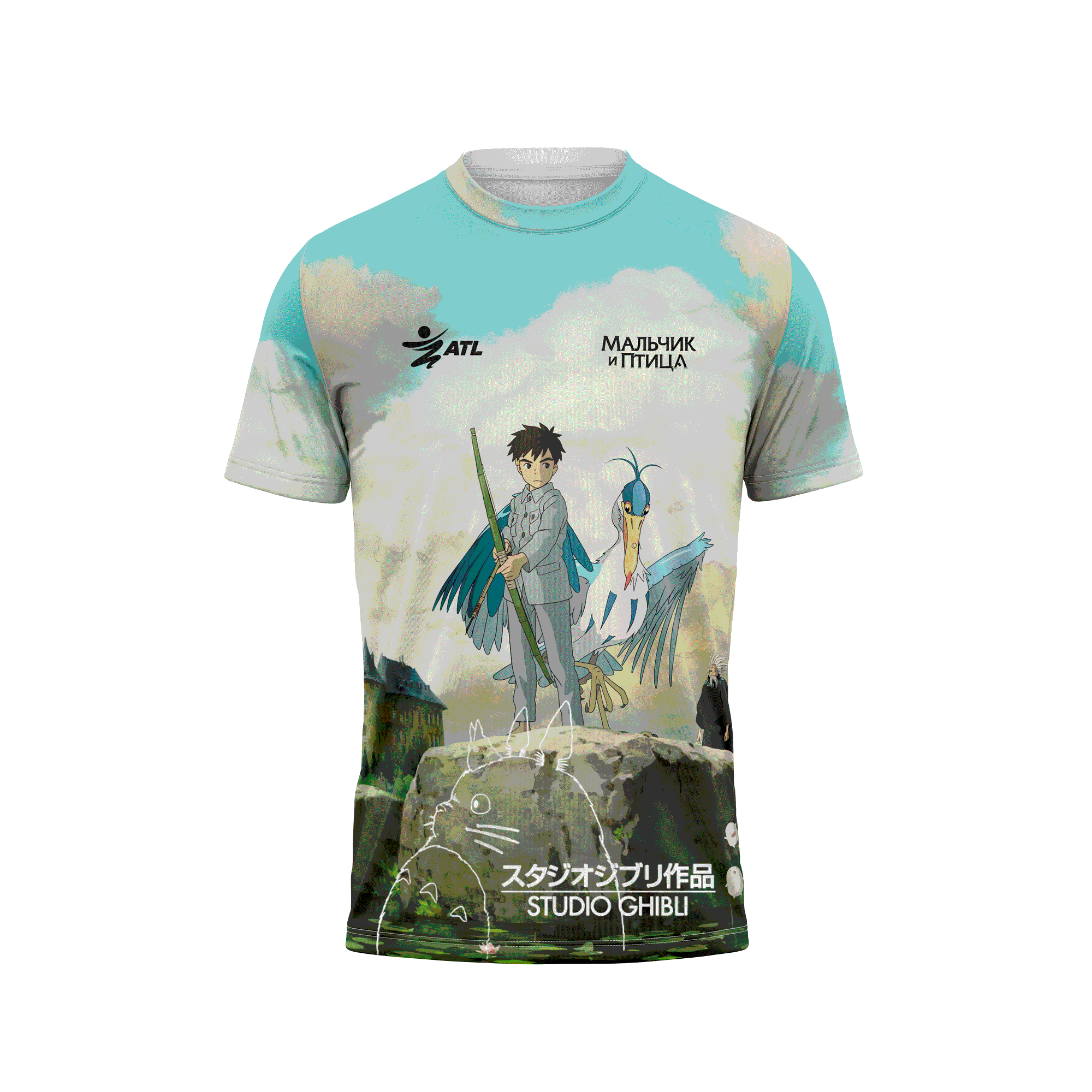 Image of Футболка Птица и мальчик