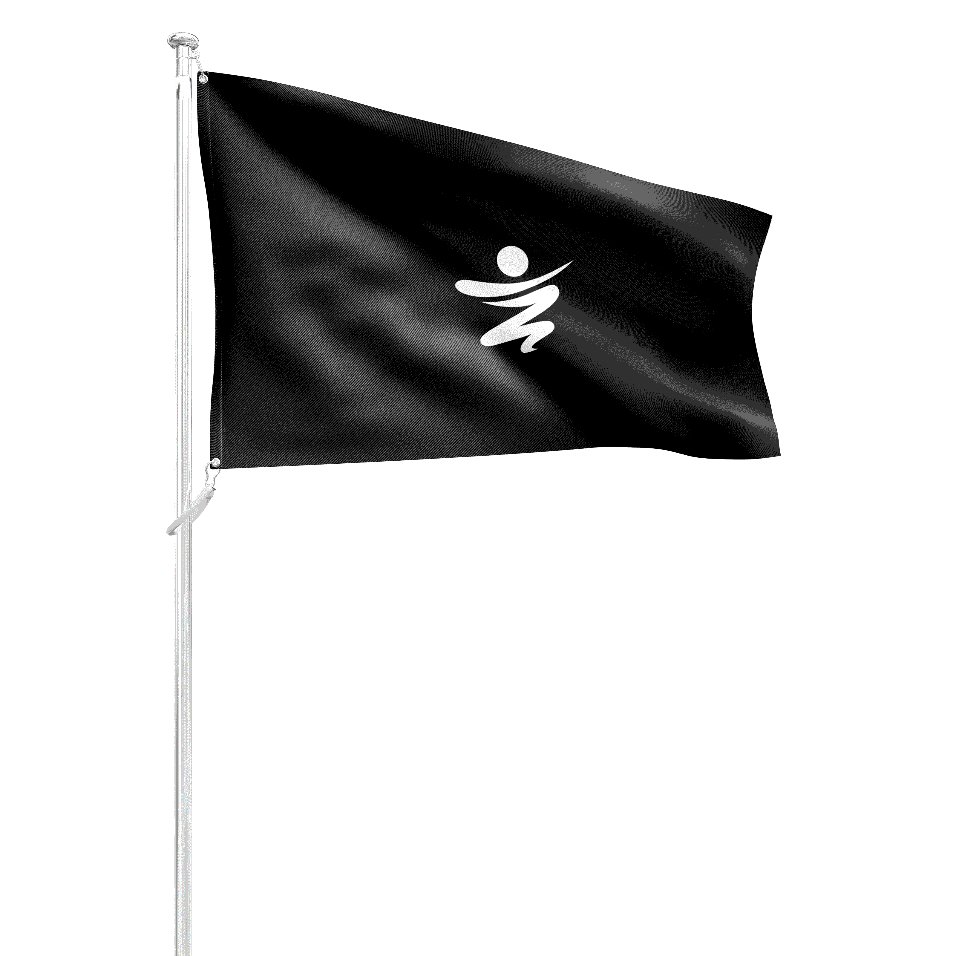 Image of Флаг болельщика с логотипом на заказ