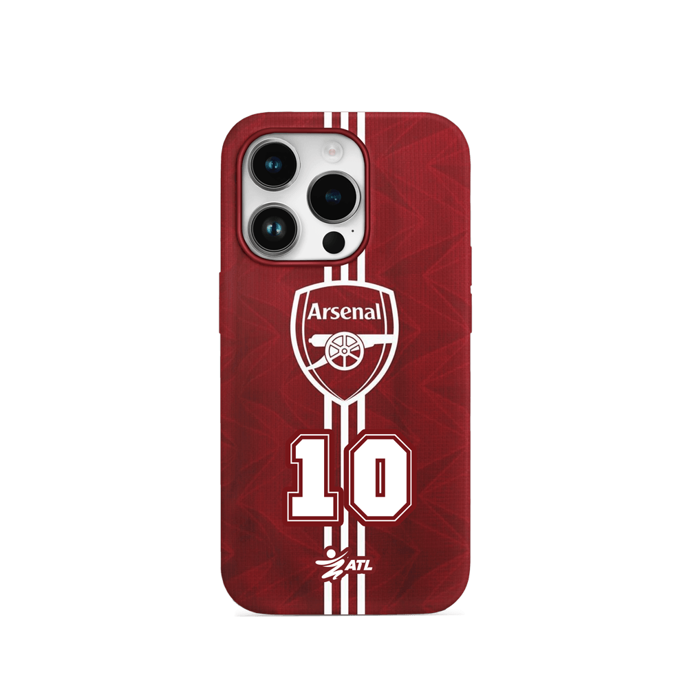 Image of Чехол FC Arsenal с логотипом для iPhone 15 Pro силиконовый