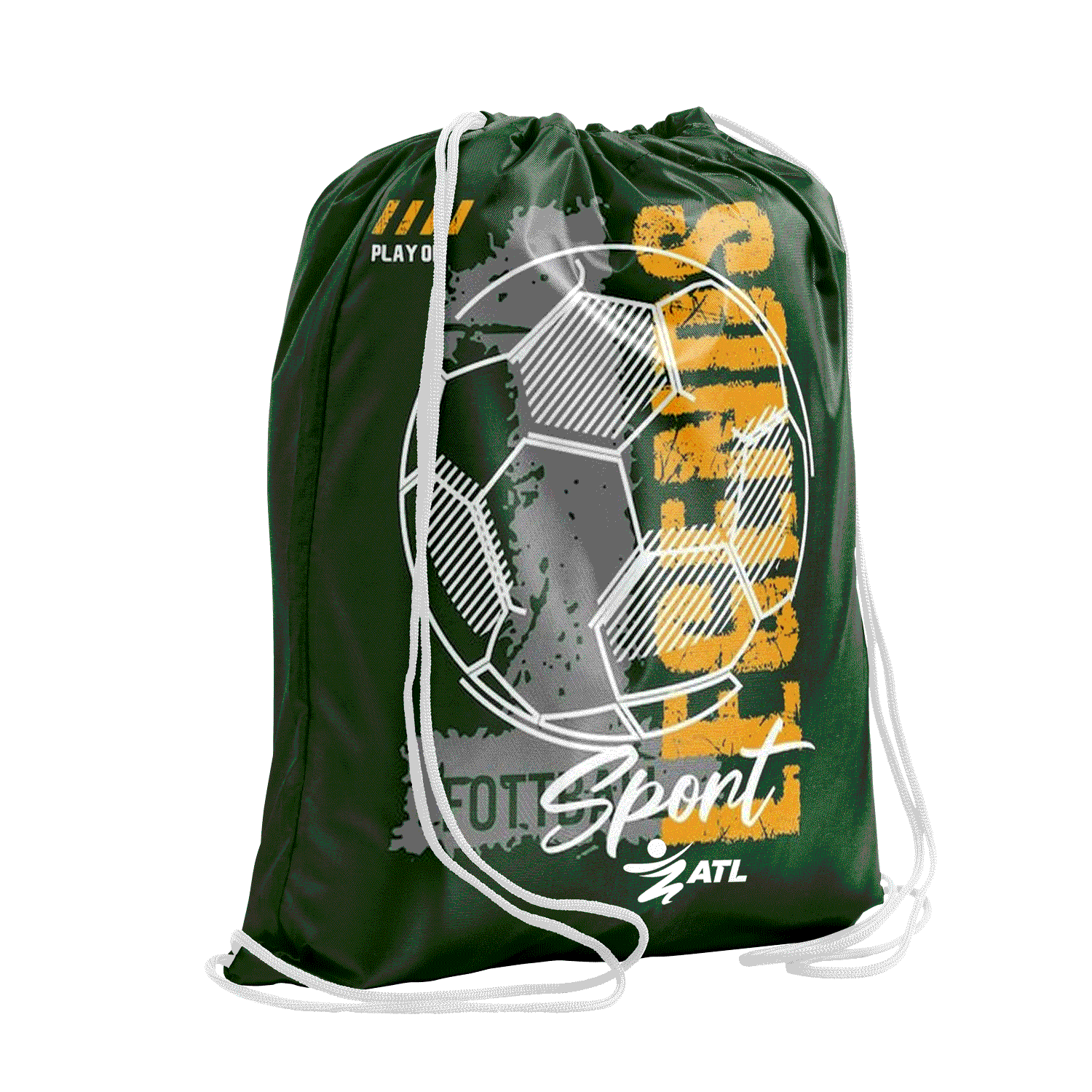 Image of Промо-рюкзак с футбольным дизайном в зеленом цвете