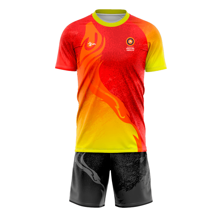 Image of Спортивный комплект Red Combat Rashguard для борьбы